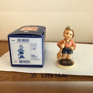 Ich mochte mitrudern first mate goebel Hummel 2148/B 2001 vintage